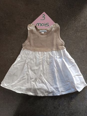Robe été bi matière 3 mois