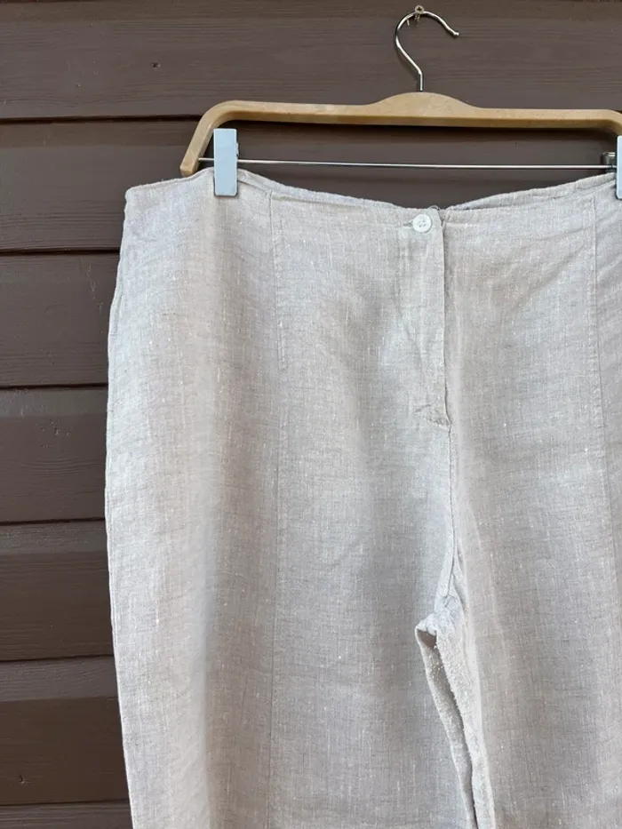 Pantalon en matière lin Toscane - photo numéro 2