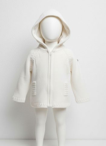 Manteau gilet blanc mixte