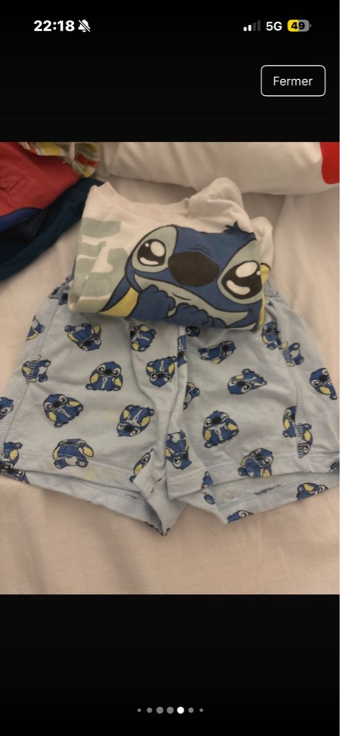 Lot de vêtement garçon bébé été 18-24 mois - photo numéro 5