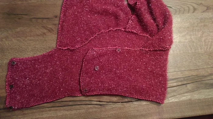 Top en vraie laine taille t.U - photo numéro 4
