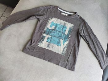 Tee shirt gris in extenso 5 ans