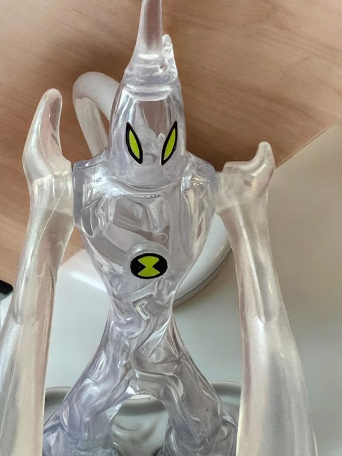 Bandai 2008 Ben 10 Alien Force Rare Deluxe Alien Goop complet avec le Glibber + socle environ 11cm - photo numéro 7