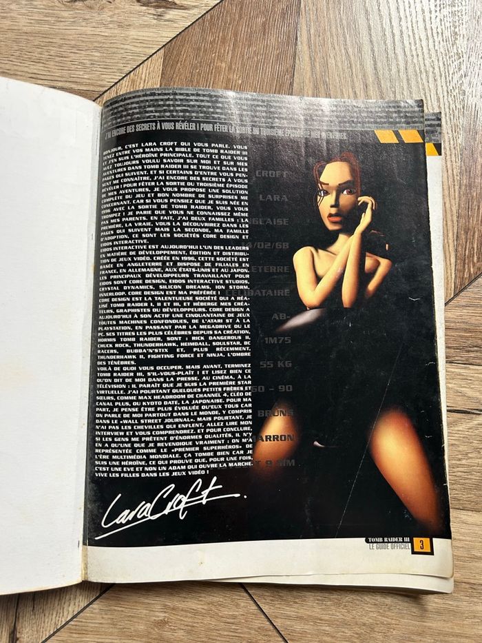Guide Officiel "Tomb Raider III : Les Aventures de Lara Croft" 🤩 - photo numéro 3