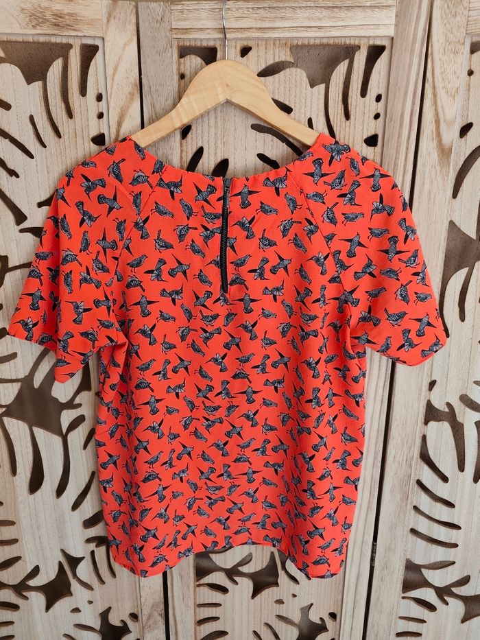 Blouse imprimée oiseaux Camaïeu - photo numéro 7