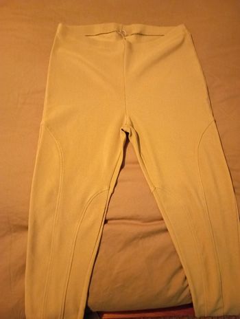 Pantalon legging beige