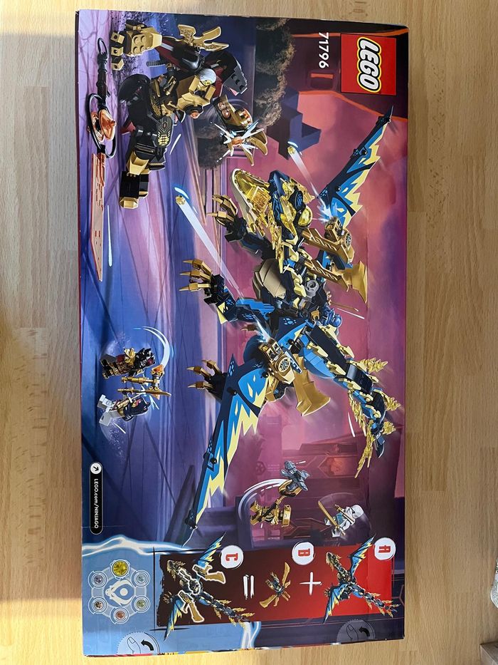 Lego 71796 Neuf Le dragon élémentaire contre le robot de l’impératrice Ninjago - photo numéro 2