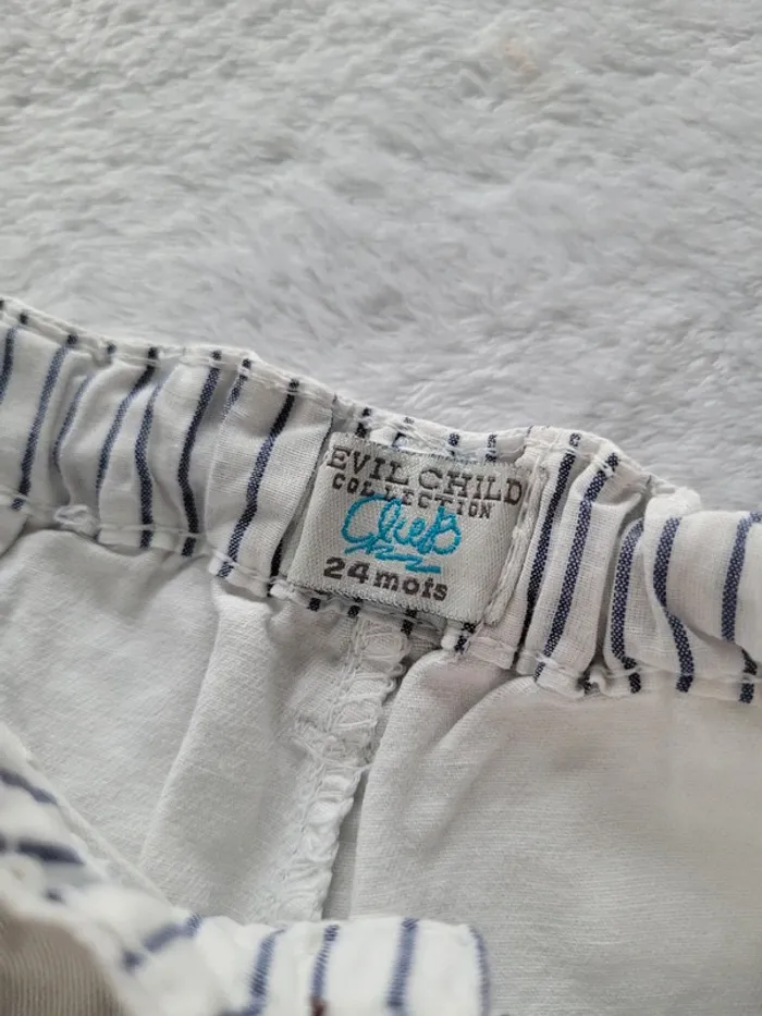Short blanc cassé - photo numéro 2