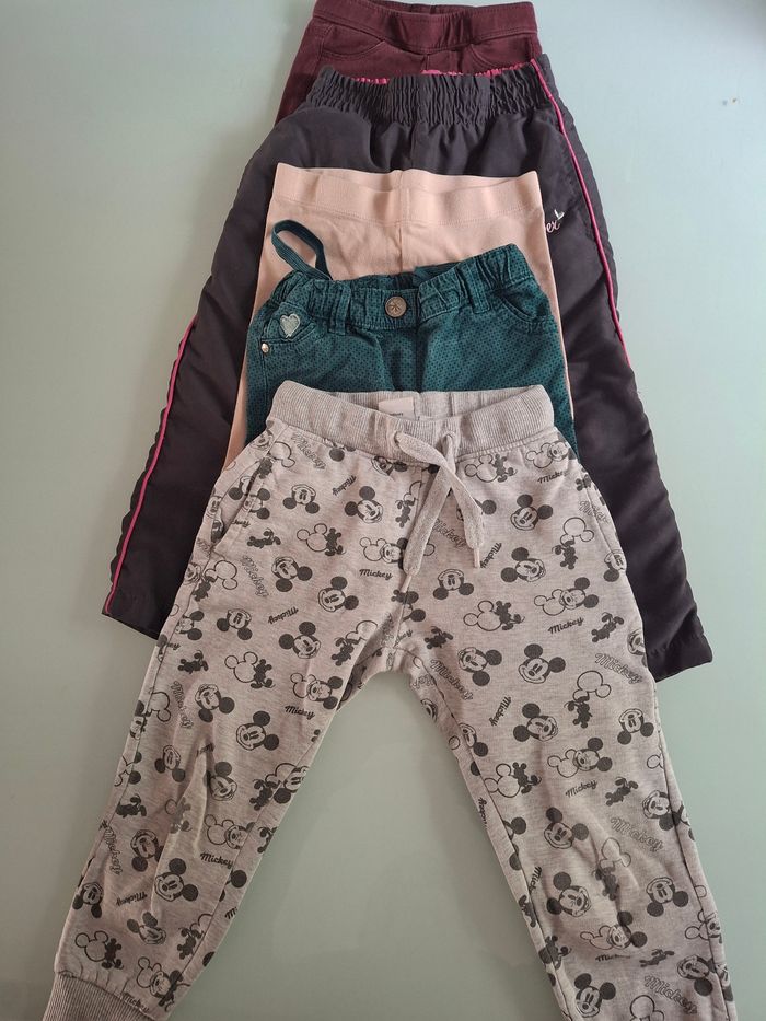 Lot de 5 pantalons/leggins 3 ans