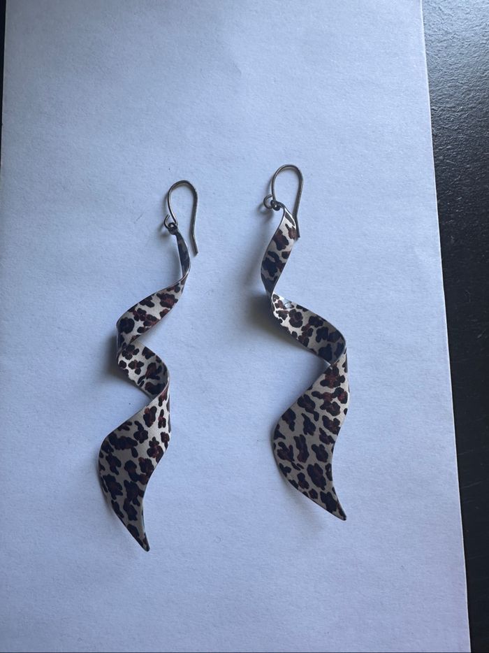 Boucles d’oreilles léopard