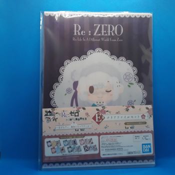 Lot de 3 clear file re:zero Emilia