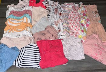 Lot vêtement bébé fille été taille 12 mois  