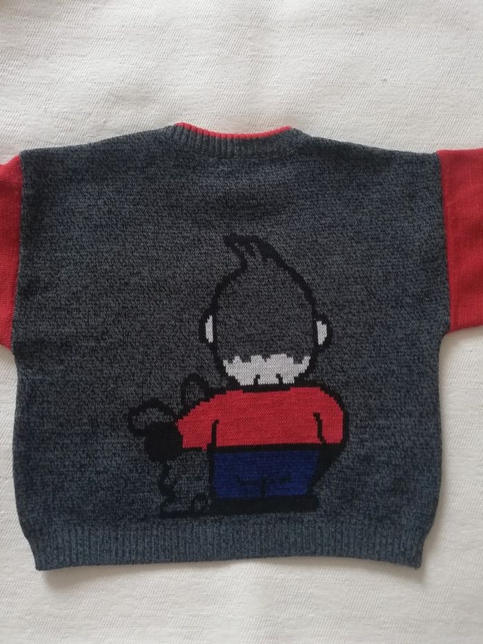 Pull Garçon, Tintin, 4 ans, en bon état - photo numéro 2