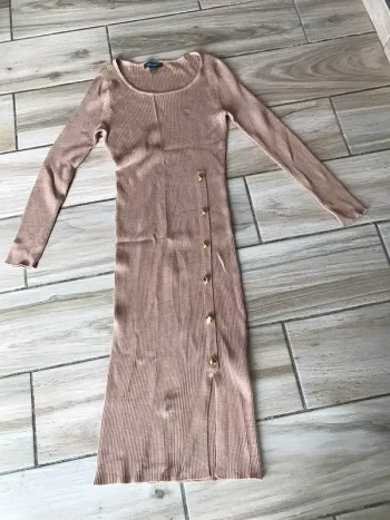 Robe longue beige primark S