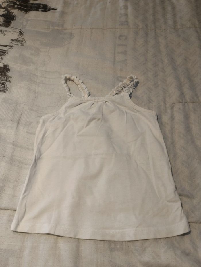 Débardeur blanc Tape à l'oeil