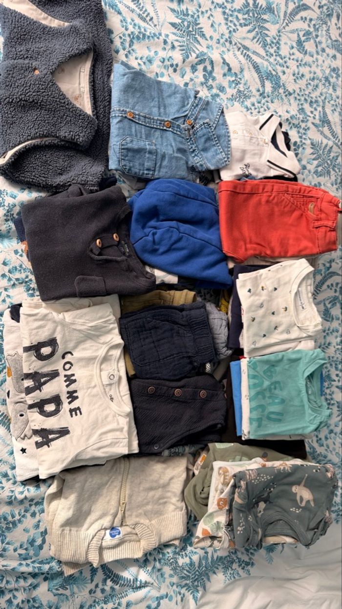Lot vêtements enfant garçon