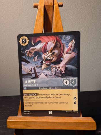 🌟 La bête – Disney Lorcana FR - En excellent état 🌟