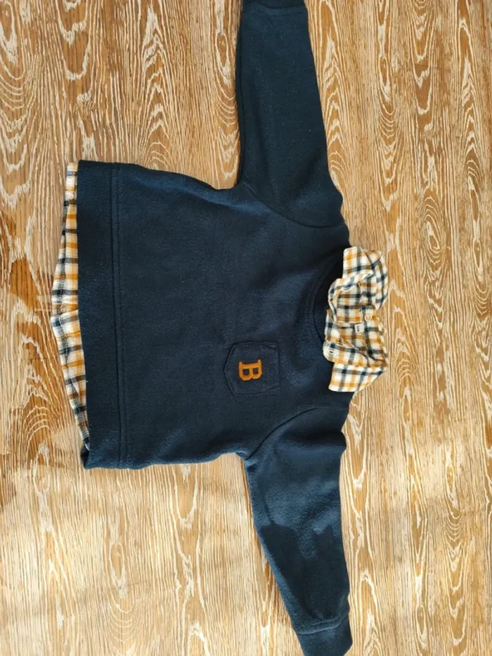 🍁 pull 12 mois avec col 🍁