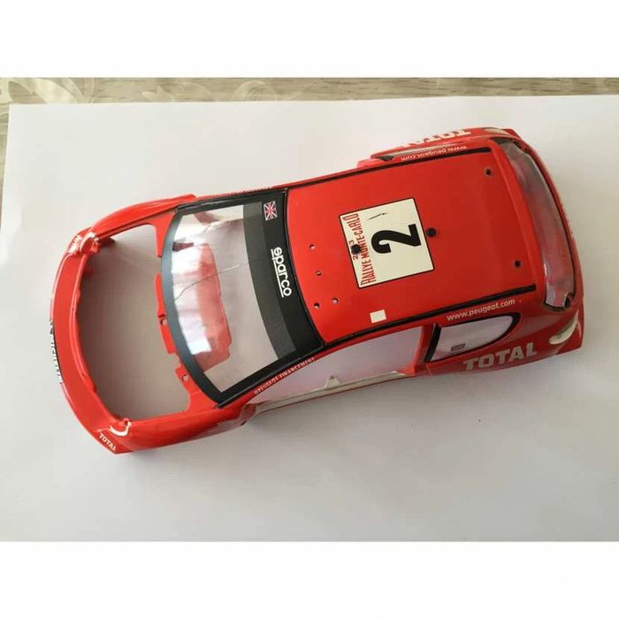 pièce détachée miniature Solido Peugeot 206 wrc numéro 2 Rallye Monte Carlo 2003 R.BURNS 1/18