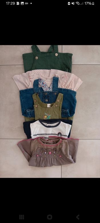 Lot robes été 6 mois
