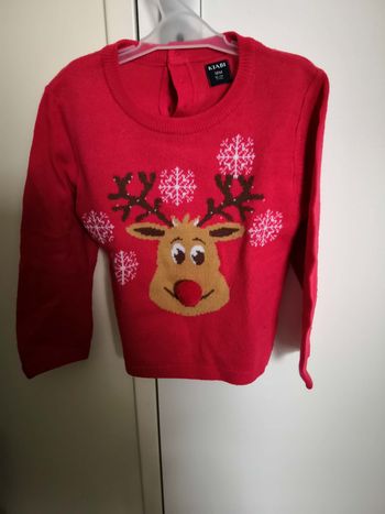Pull de Noël imprimé (Rouge, Reine) 18 mois (86 cm) Kiabi