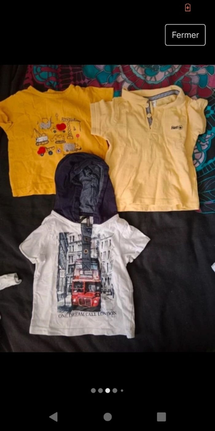 Lot vêtements garçon 9 mois - photo numéro 3