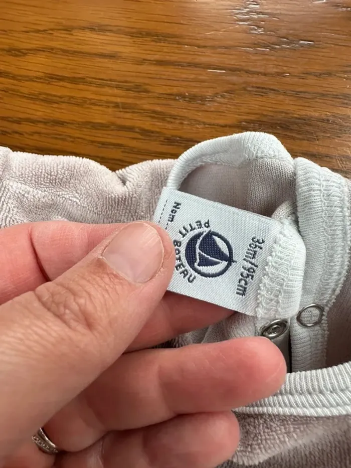 Pyjama 1 pièce Petit bateau beige 36 mois - photo numéro 6