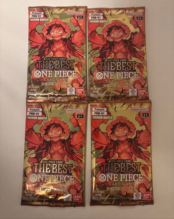 Lot de 4 boosters PRB 01