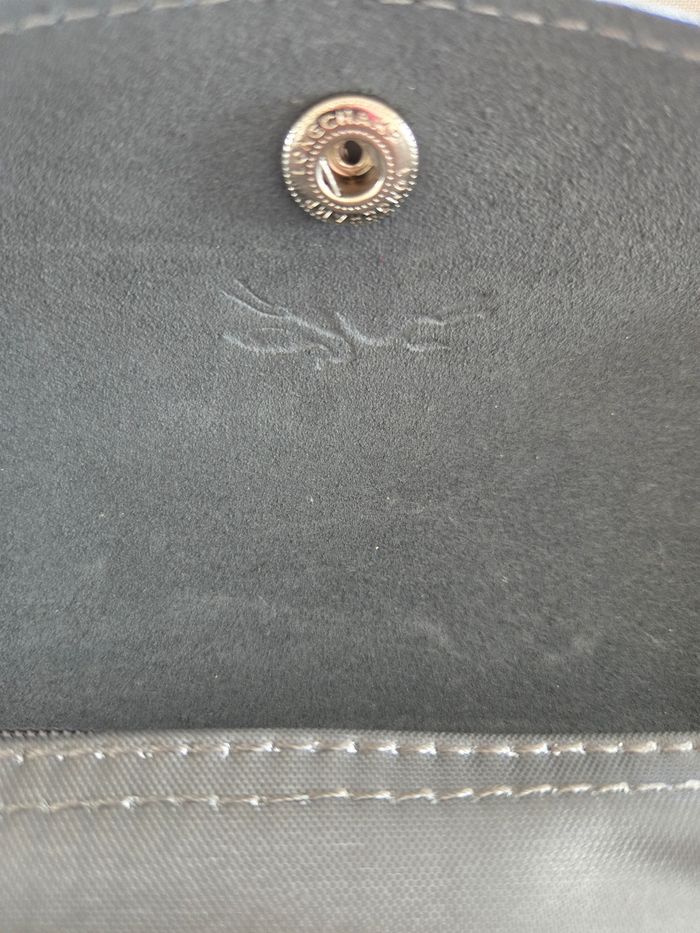 Grand sac de voyage Longchamp Le Pliage type L gris - photo numéro 6