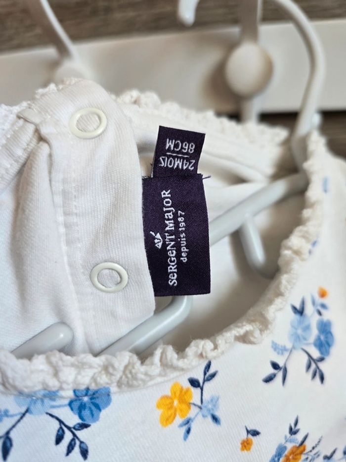 Vêtement Bébé Fille - Robe chasuble + Body - Sergent Major - 24 mois 86 cm - photo numéro 6