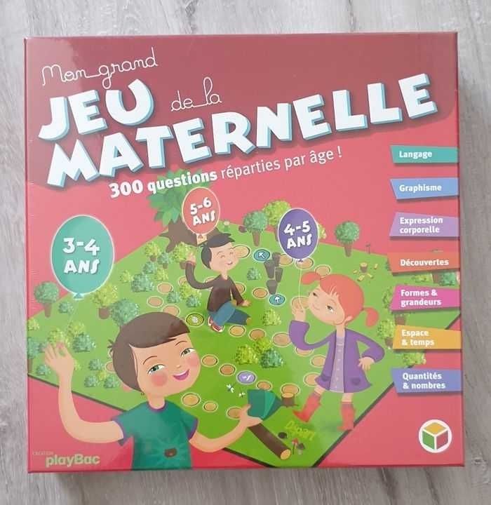 Mon grand jeu de la maternelle Oxybul Oxybul Beebs