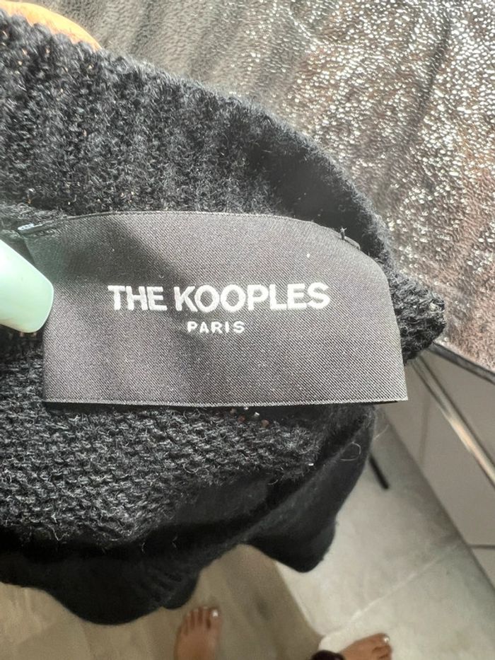 🖤 Pull noir zippé au dos The Kooples – Taille M SOLDÉ -50% 🖤 - photo numéro 2