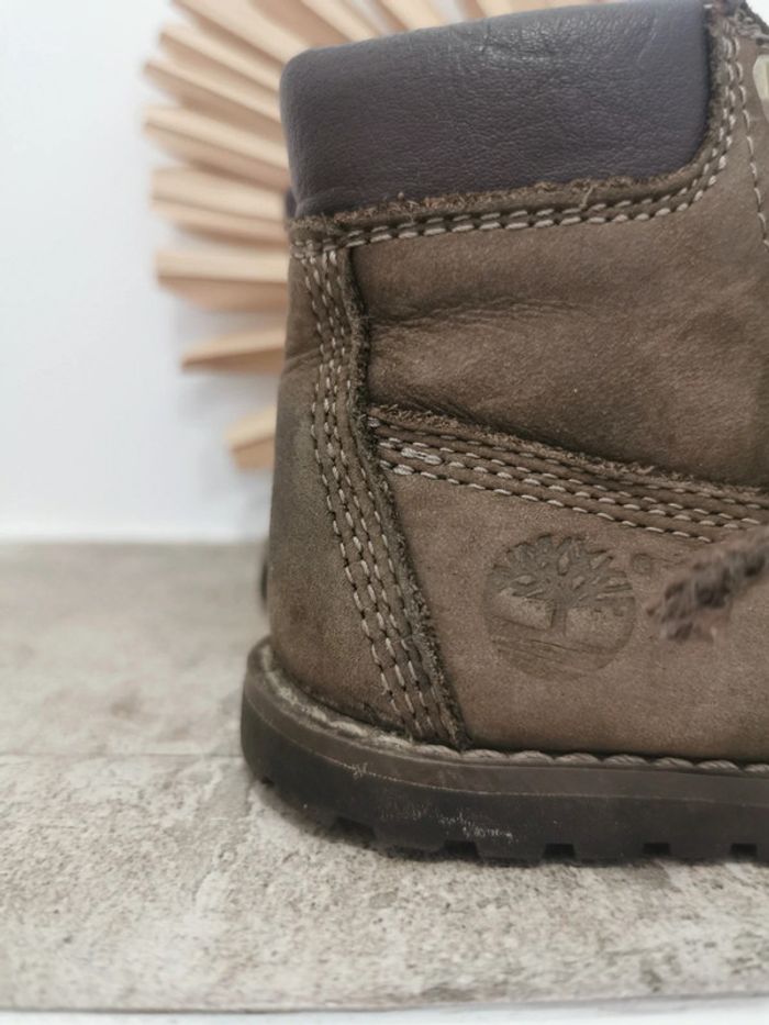 🌿Timberland Bottines courma kids traditional marron taille 22 - photo numéro 6