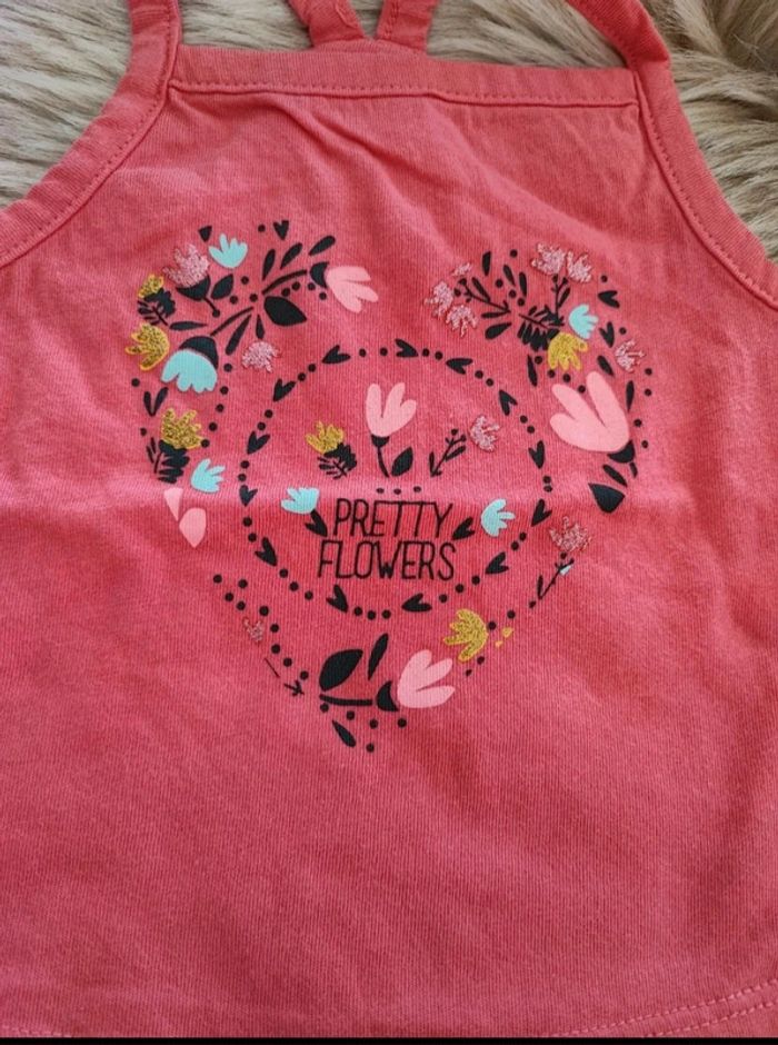 Ensemble ete débardeur jupe bébé reve 6 mois - photo numéro 3