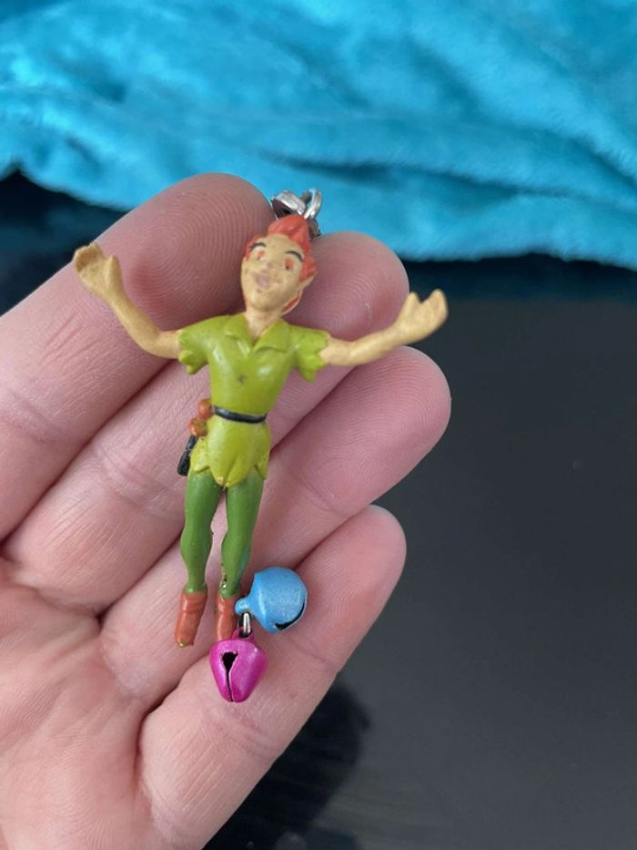 Péter Pan Figurine Porte-clés Vintage a Clochettes Disney - photo numéro 2