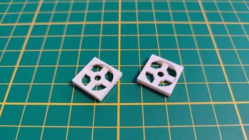 Plateau tournant 2x2 blanc 3680 pièce détachée Lego #B35