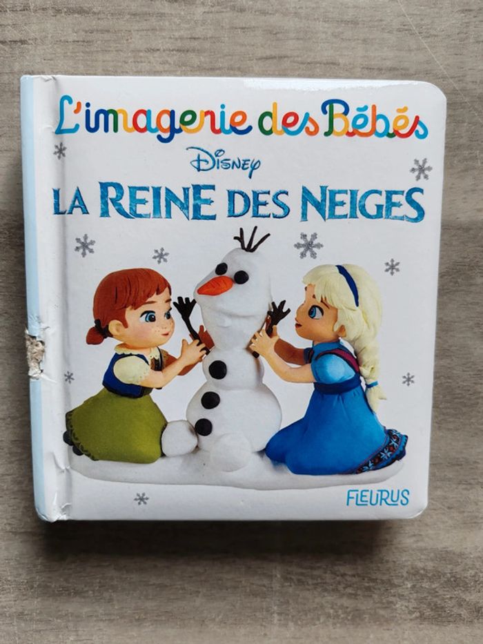 Livre l'imagerie des bébés la reine des neiges