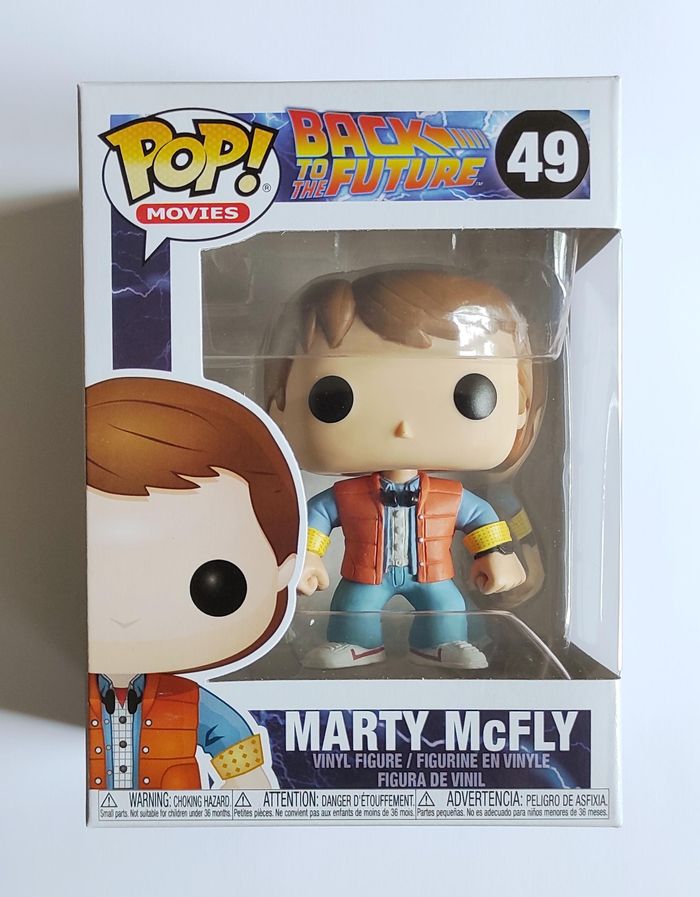 Funko POP Marty McFly #49 - Retour vers le Futur - Figurine Vinyle