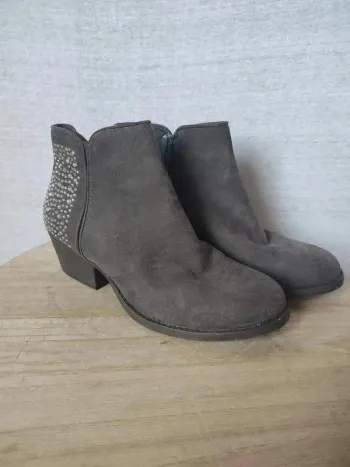Bottines grises