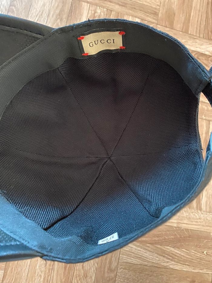 Casquette jumbo de baseball noir Gucci (NEUF) - photo numéro 4