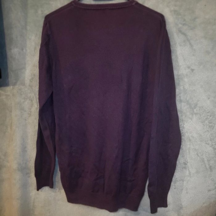 Pull-over Col V - Violet Brodé  - Teddy Smith - Taille S - photo numéro 6