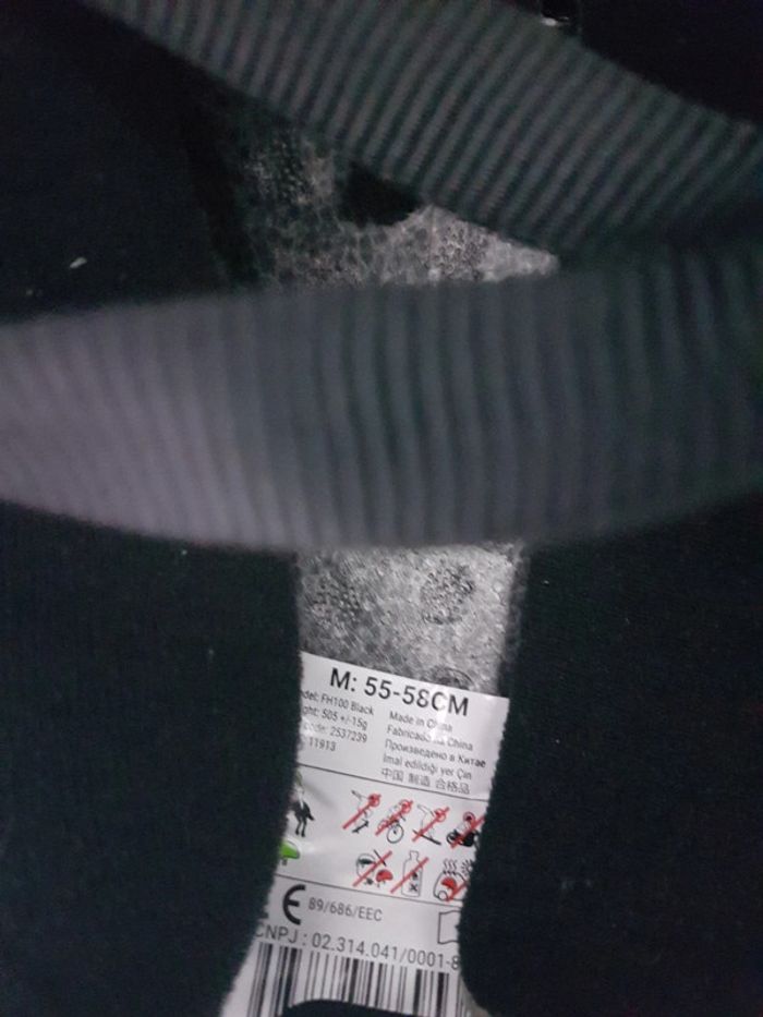 Bombe  d'équitation réglable 55-58 cm - photo numéro 6