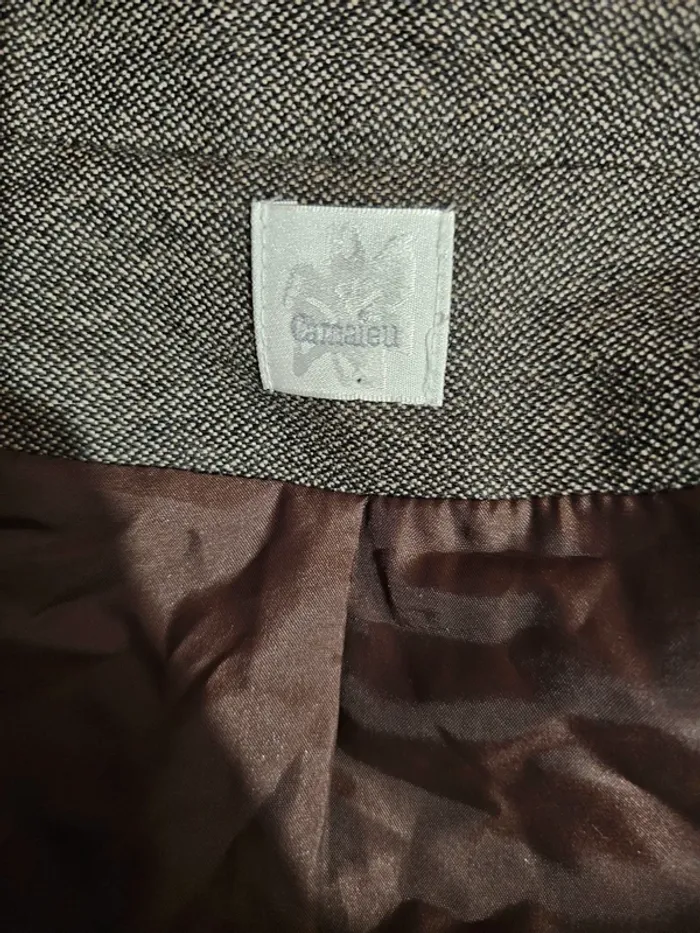 Veste habillé blazer grise, camaïeu taille S 36 - photo numéro 5