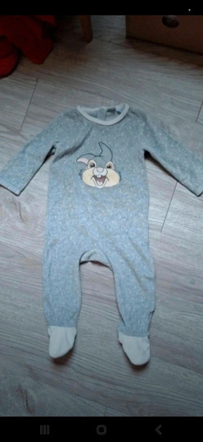 Pyjama ouverture arrière Disney Baby Kiabi 12mois 👻