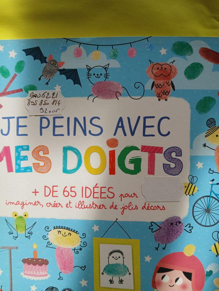 livre je peins avec mes doigts AUZOU - photo numéro 3