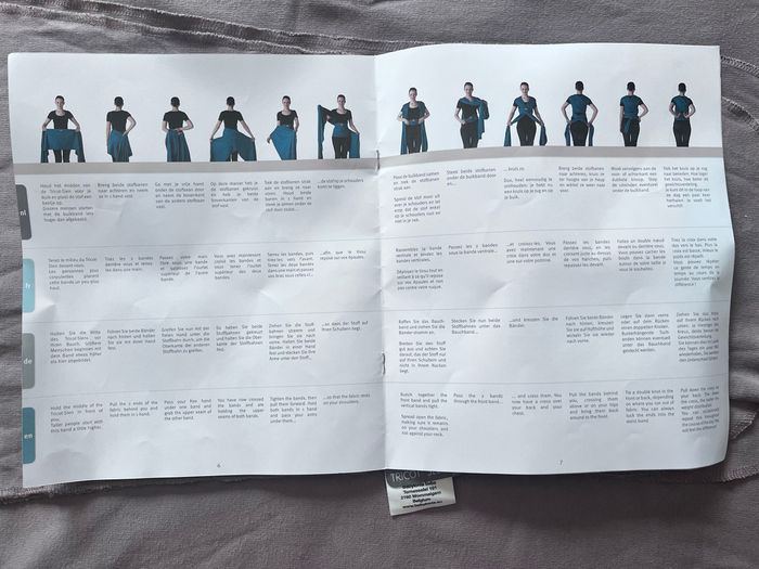 Écharpe de portage tricot-slen en coton biologique - photo numéro 8