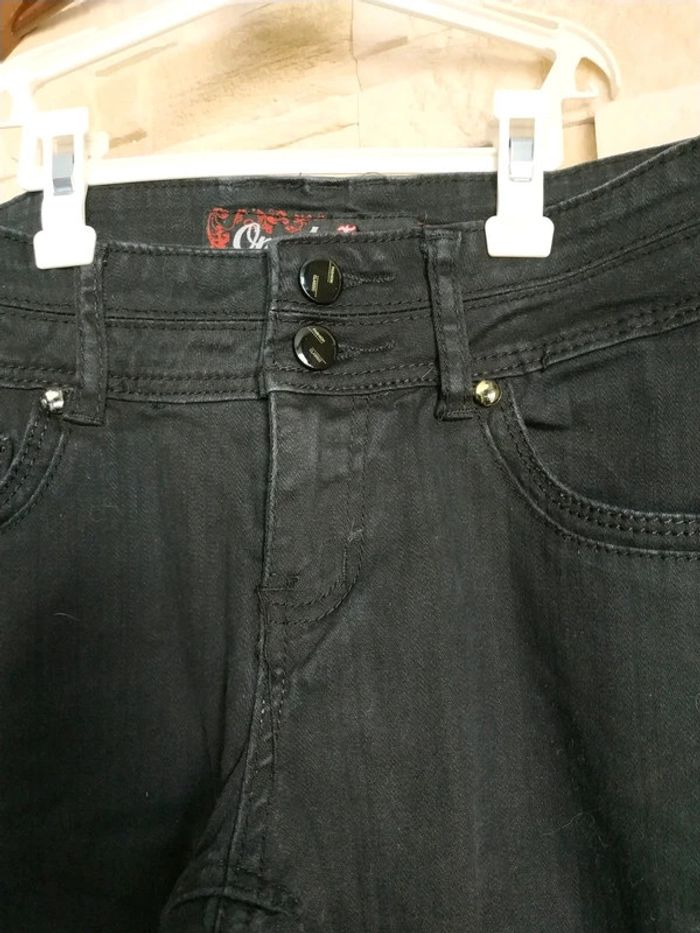 Pantacourt femme noir onado S tbe - photo numéro 2