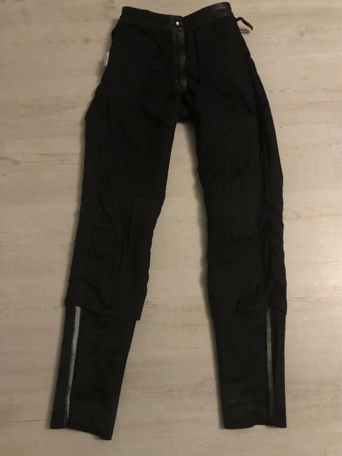 BB-Pantalon moto en cuir « mac adam » T36 porté 1h - photo numéro 10