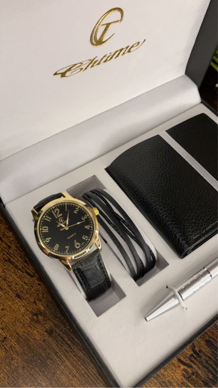 Magnifique coffret cadeau montre Quartz homme - photo numéro 4