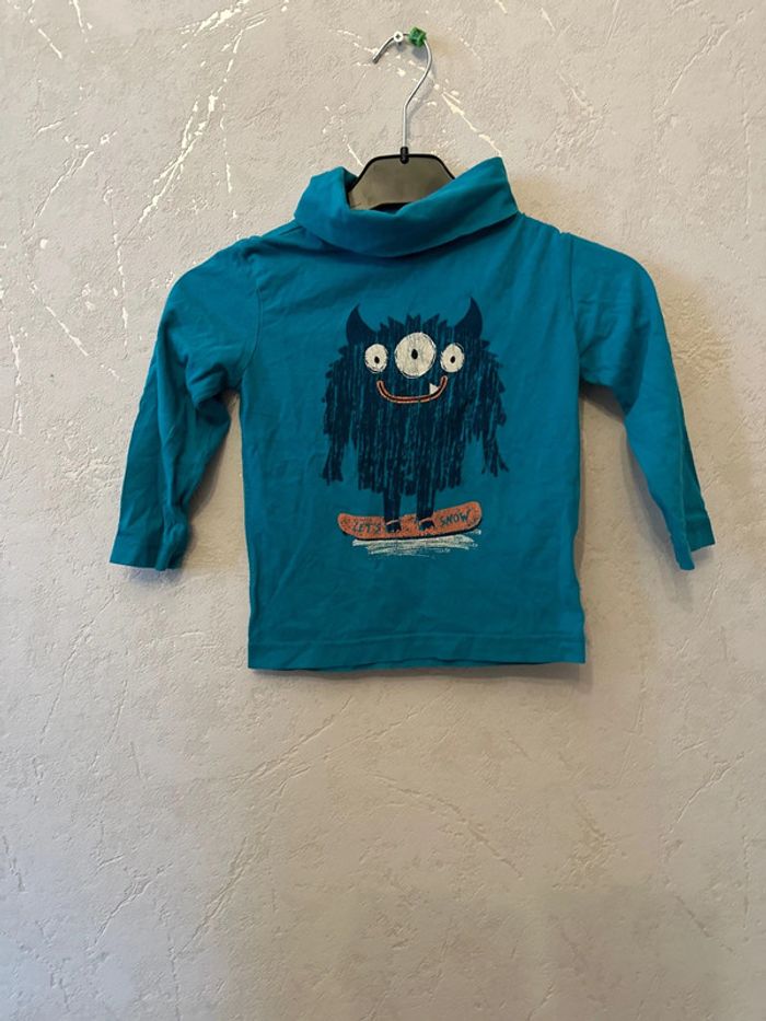 T-shirt col roulé taille 4 ans